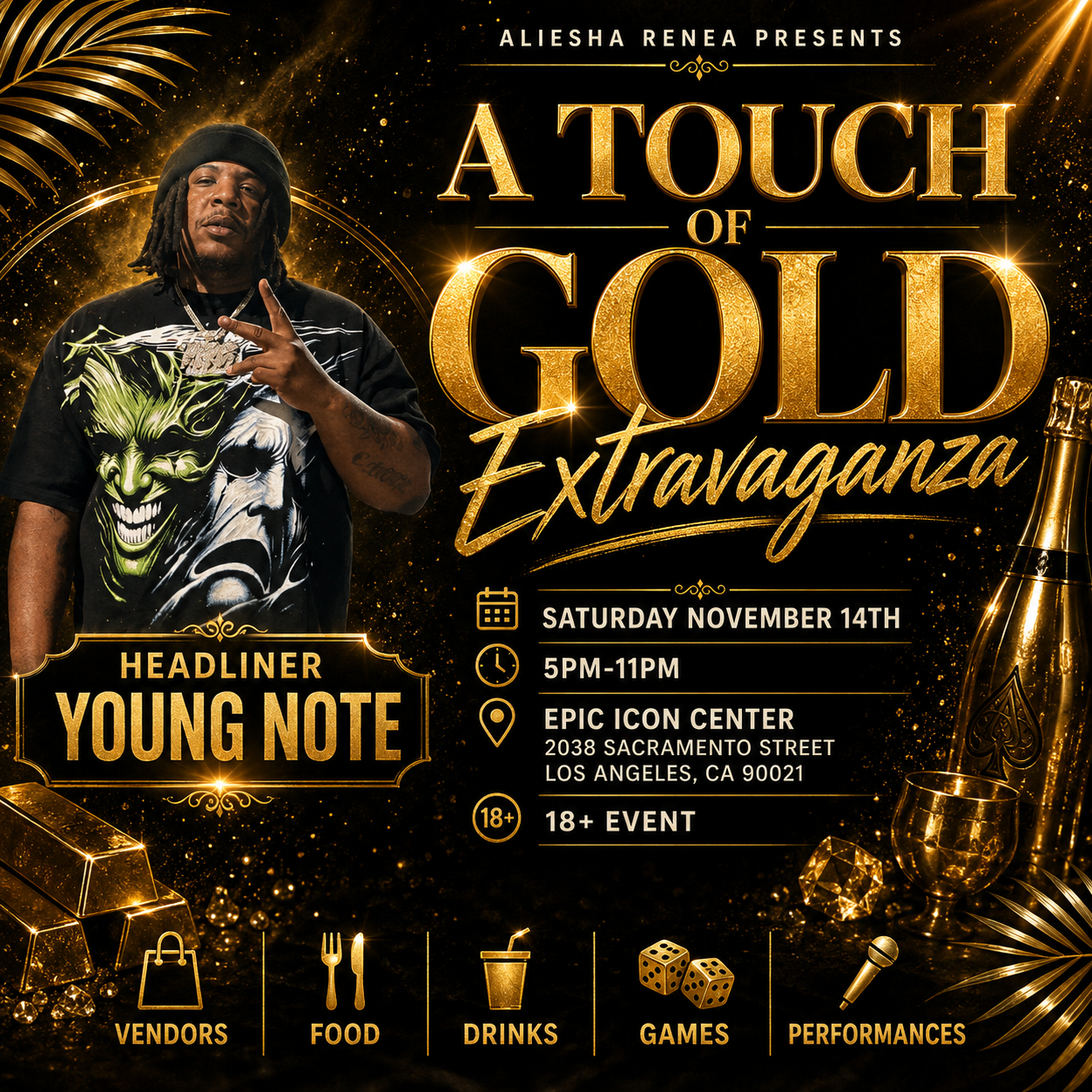 A Touch Of Gold Extravaganza Tickets