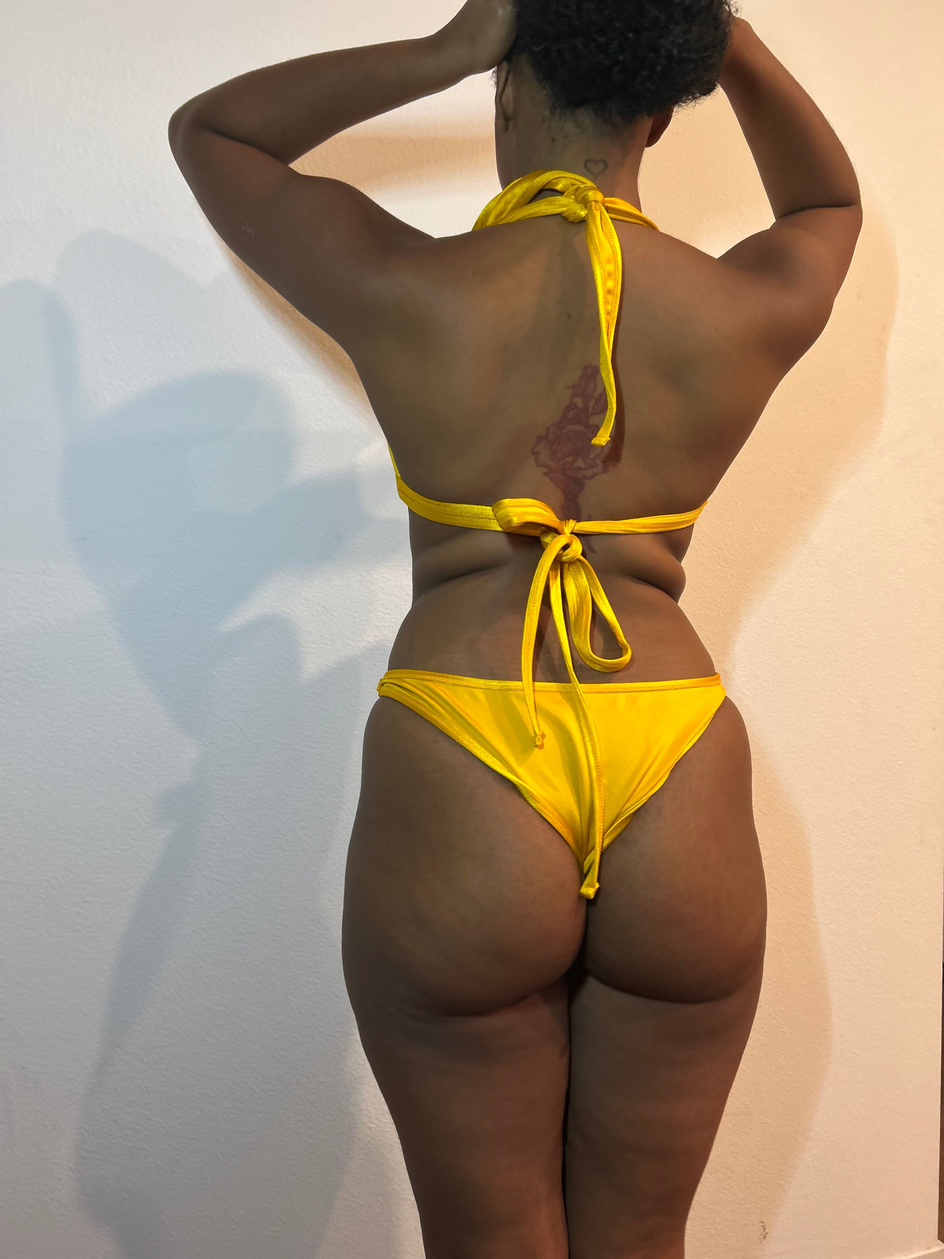 Simply Powerful 2 Piece Metal Rings Swimsuits (GOLD & ROSE GOLD)