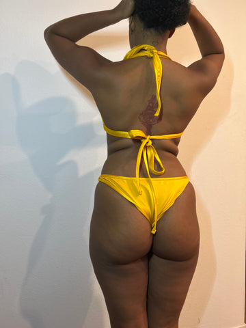 Simply Powerful 2 Piece Metal Rings Swimsuits (GOLD & ROSE GOLD)