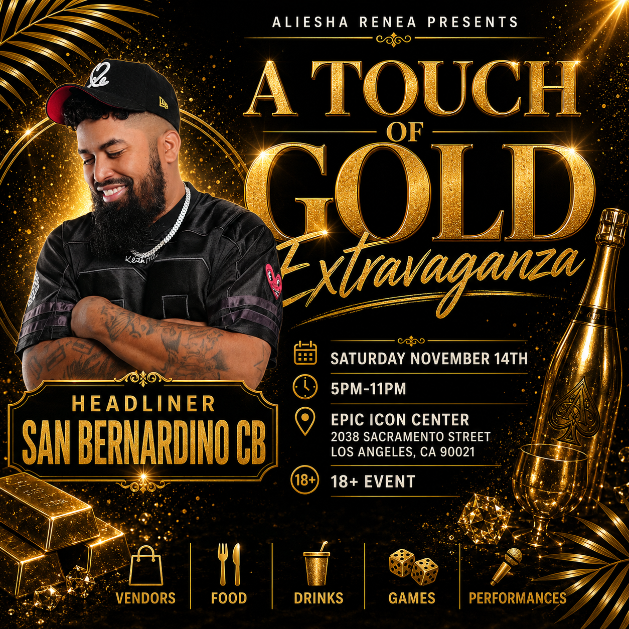 A Touch Of Gold Extravaganza Tickets