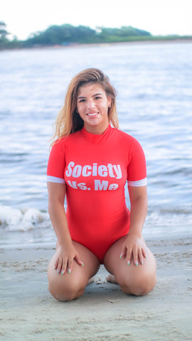 “Society Vs Me” Swimsuit